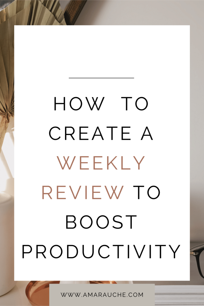 How to create a weekly routine to boost productivity