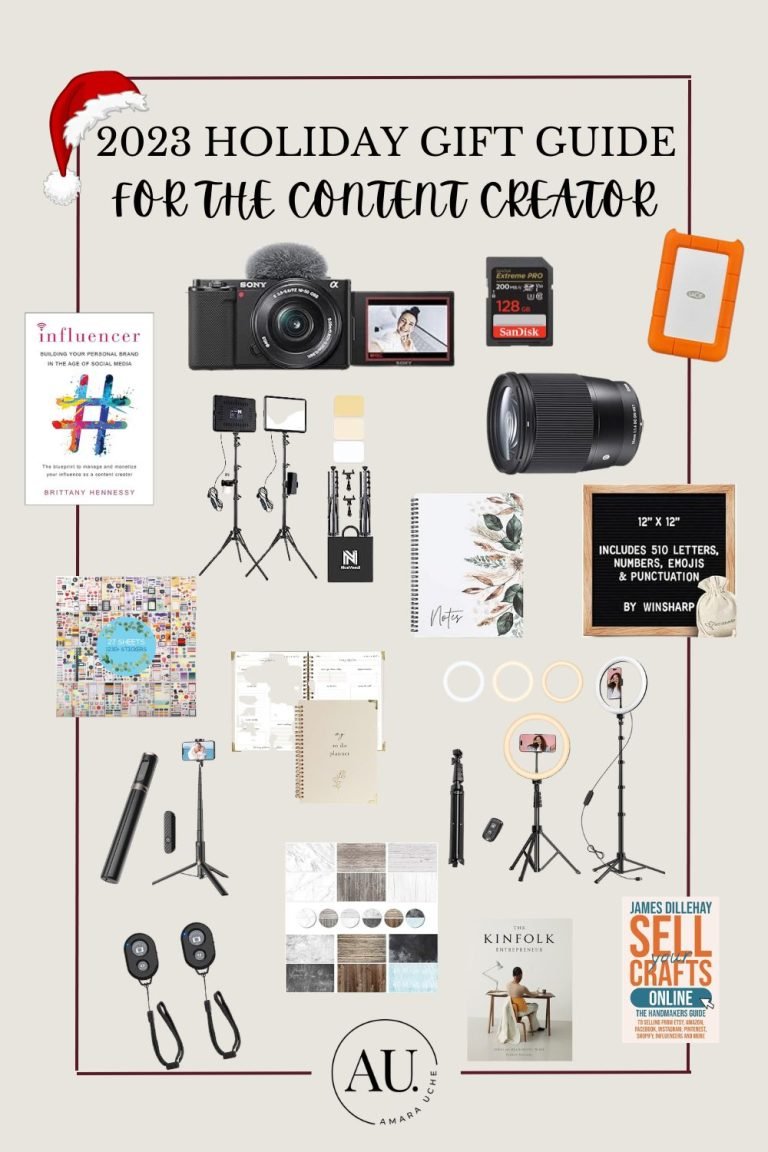 Holiday Gift Guide for Bloggers, Influencers & Content Creators